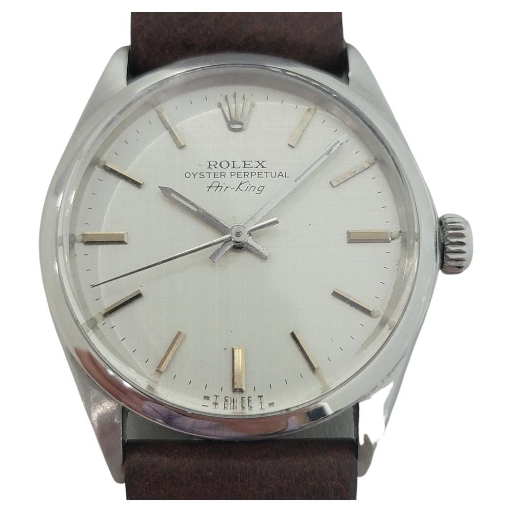 Mens Rolex Oyster Perpetual Ref 5500 Air King Automatic 1970s Swiss RA253B