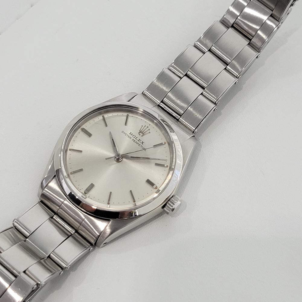 Men's Mens Rolex Oyster Perpetual Ref 5552 34mm Automatic 1960s Swiss Vintage RA232 For Sale