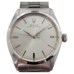 Herren Rolex Oyster Perpetual Ref 5552 34mm Automatik 1960er Jahre Schweizer Vintage RA232