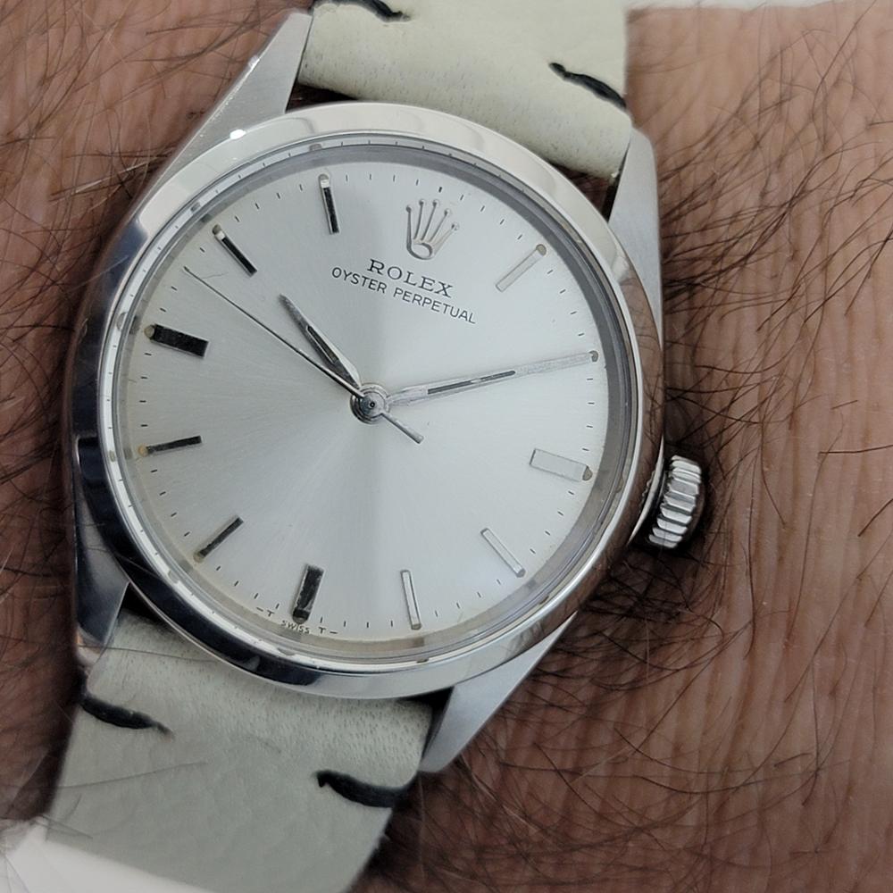 Mens Rolex Oyster Perpetual Ref 5552 34mm Automatic 1960s Swiss Vintage RA232G For Sale 6