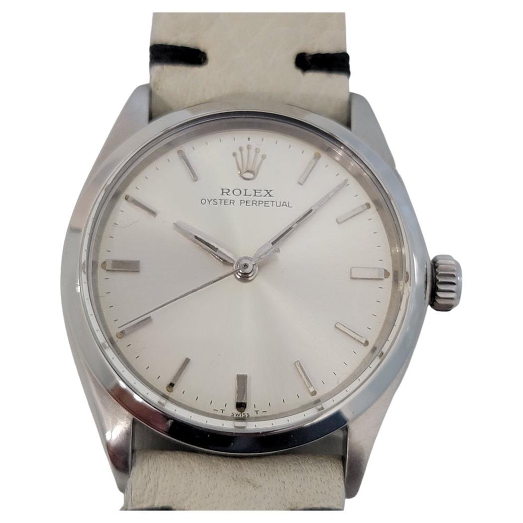 Mens Rolex Oyster Perpetual Ref 5552 34mm Automatic 1960s Swiss Vintage RA232G