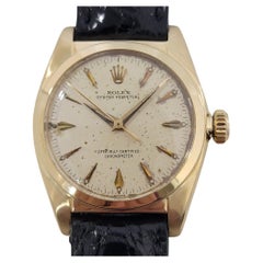 Rolex Oyster Perpetual para caballero Ref 6050 Oro macizo de 18 quilates 32 mm Automático años 50 RA439