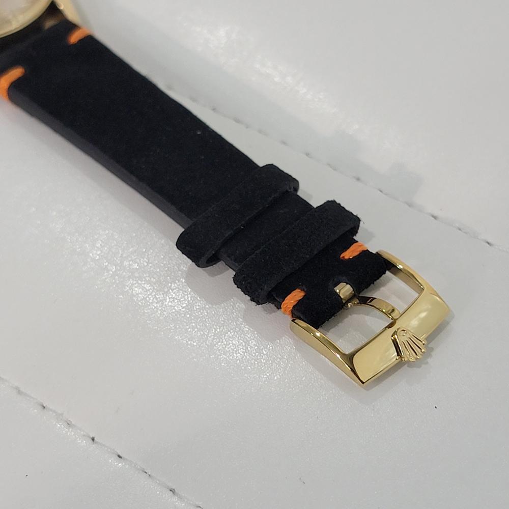 Homme Rolex Oyster Perpetual Ref 6085 34mm Or 18k Automatique 1950s Vintage RA443 4