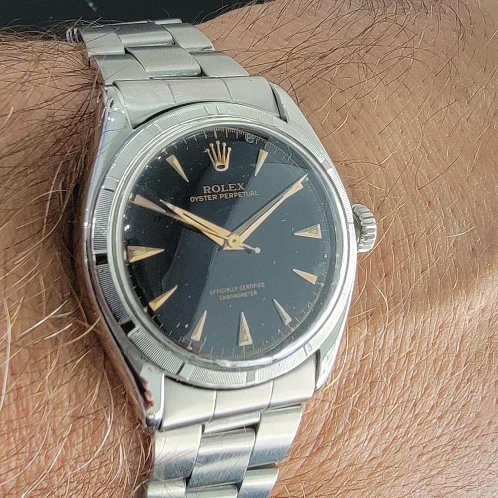 Mens Rolex Oyster Perpetual Ref 6085 Automatic 1950s Swiss Vintage MA210 6