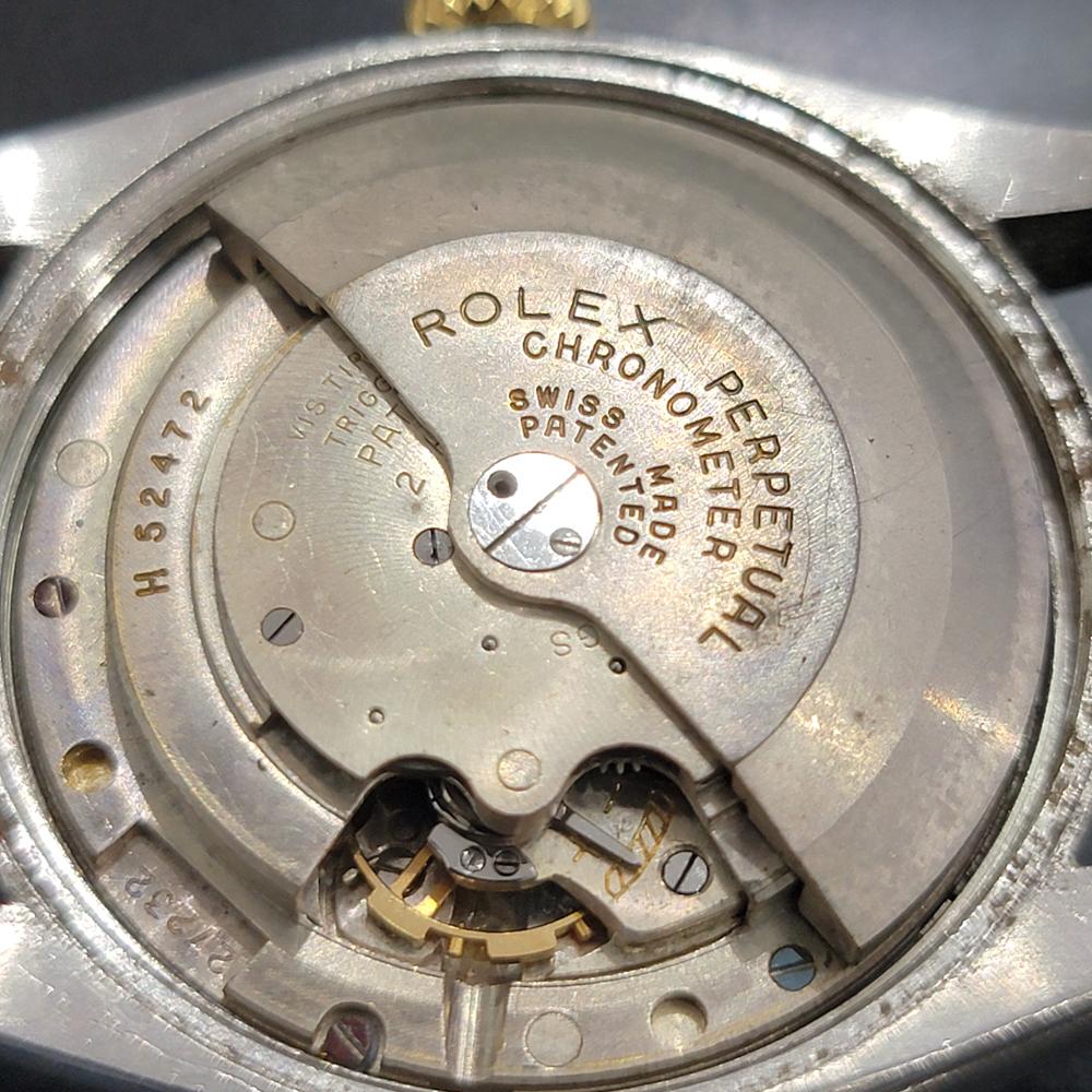 Mens Rolex Oyster Perpetual Ref 6105 Bubble Back Date Automatic 1950s RA195 5