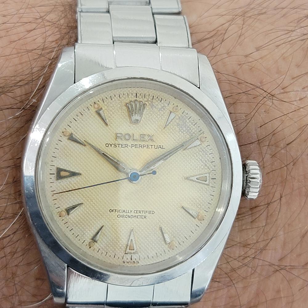 Mens Rolex Oyster Perpetual Ref 6284 Automatic 1950s Swiss Vintage RA231 5