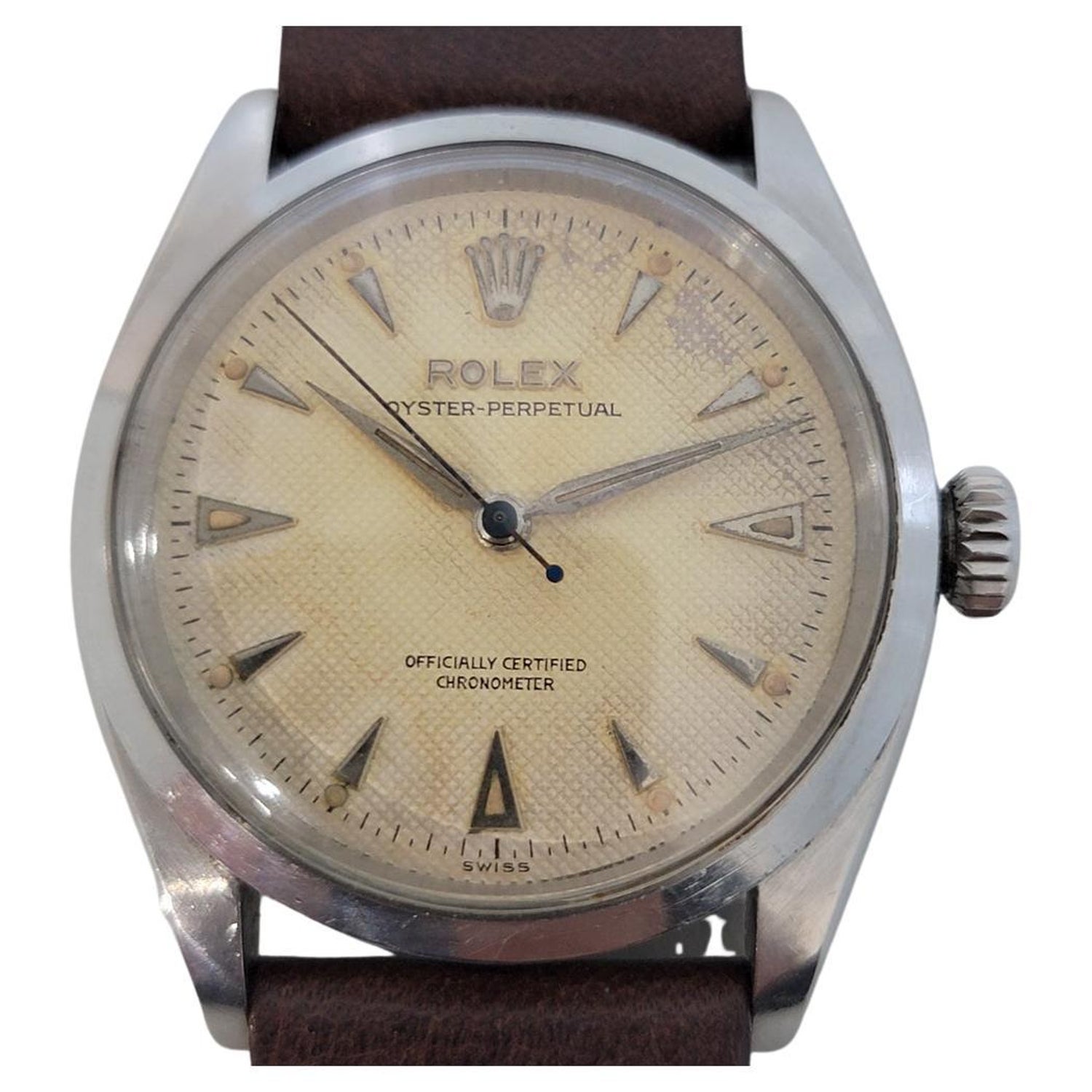 Mens Rolex Oyster Perpetual Ref 6284 Automatic 1950s Vintage RA231B For  Sale at 1stDibs