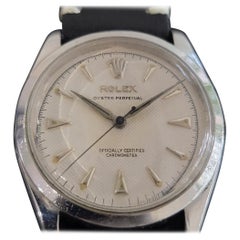 Herren Rolex Oyster Perpetual Ref 6284 Blasenrücken Automatik 1950er Jahre Schweizer RA192