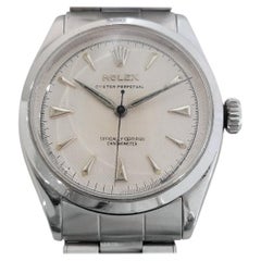 Herren Rolex Oyster Perpetual Ref 6284 Blasenrücken Automatik 1950er Jahre Schweizer RA192