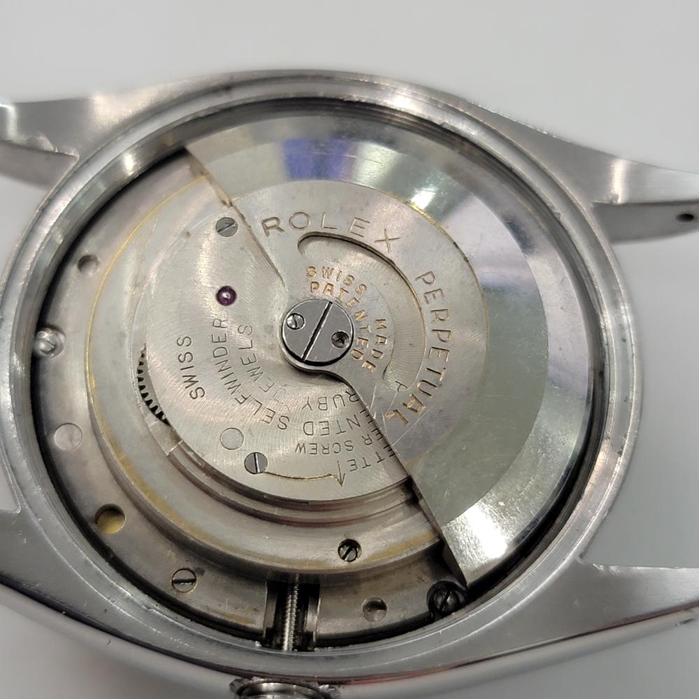 Mens Rolex Oyster Perpetual Ref 6305 36mm Red Date Automatic 1950s Vintage RA426 7