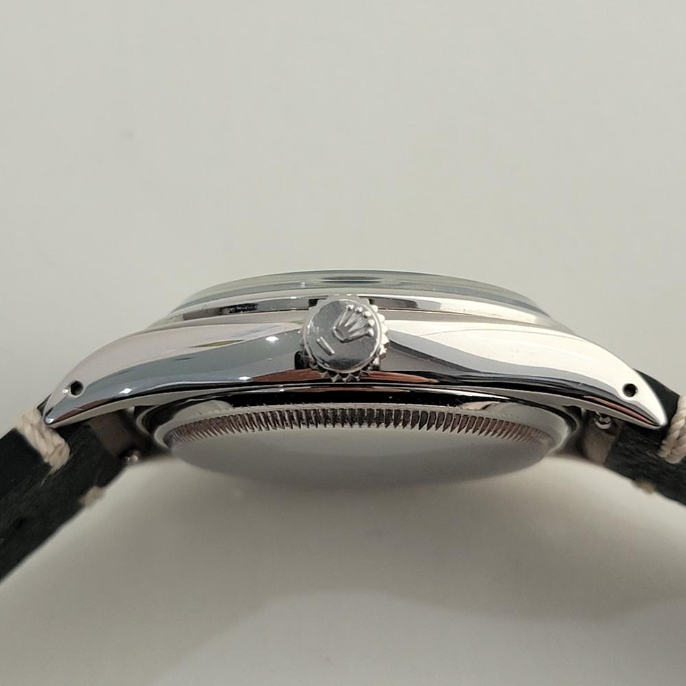 Mens Rolex Oyster Perpetual Ref 6305 36mm Red Date Automatic 1950s Vintage RA426 5