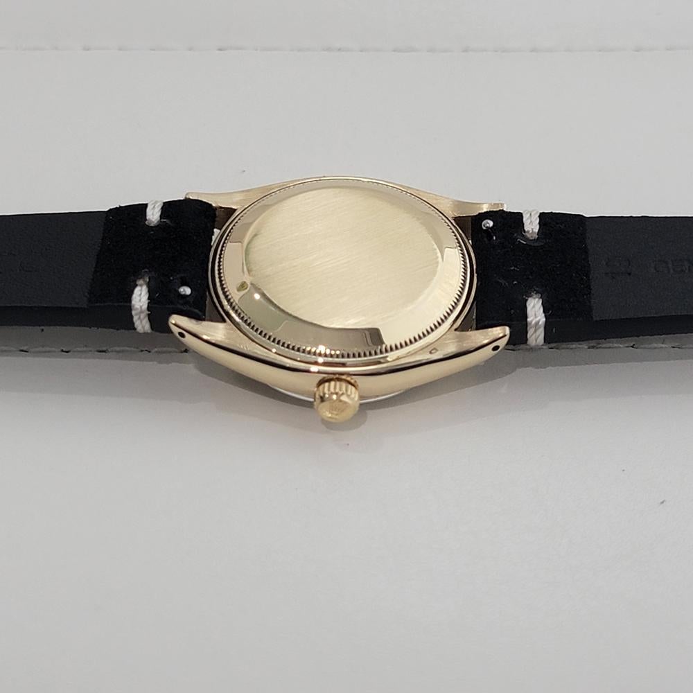 Mens Rolex Oyster Perpetual Ref 6564 14k Solid Gold 34mm Automatic 1950s RA462 6