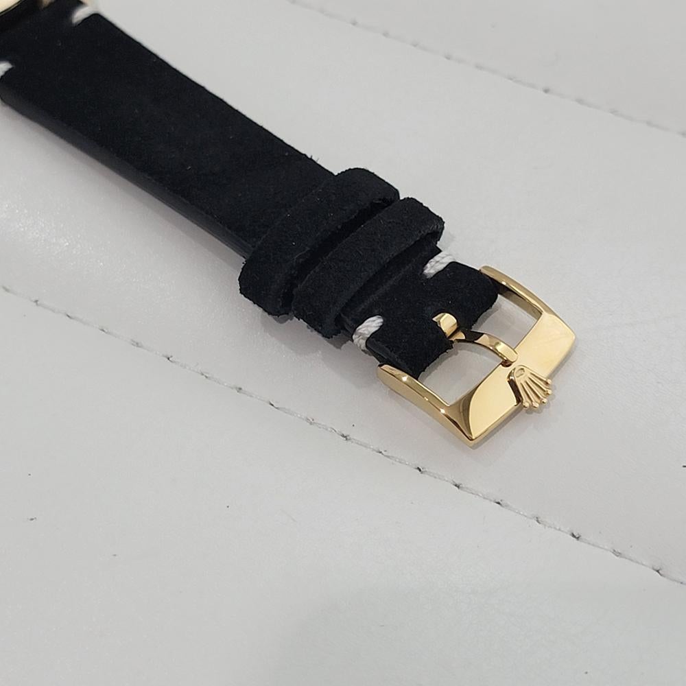 Mens Rolex Oyster Perpetual Ref 6564 14k Solid Gold 34mm Automatic 1950s RA462 4