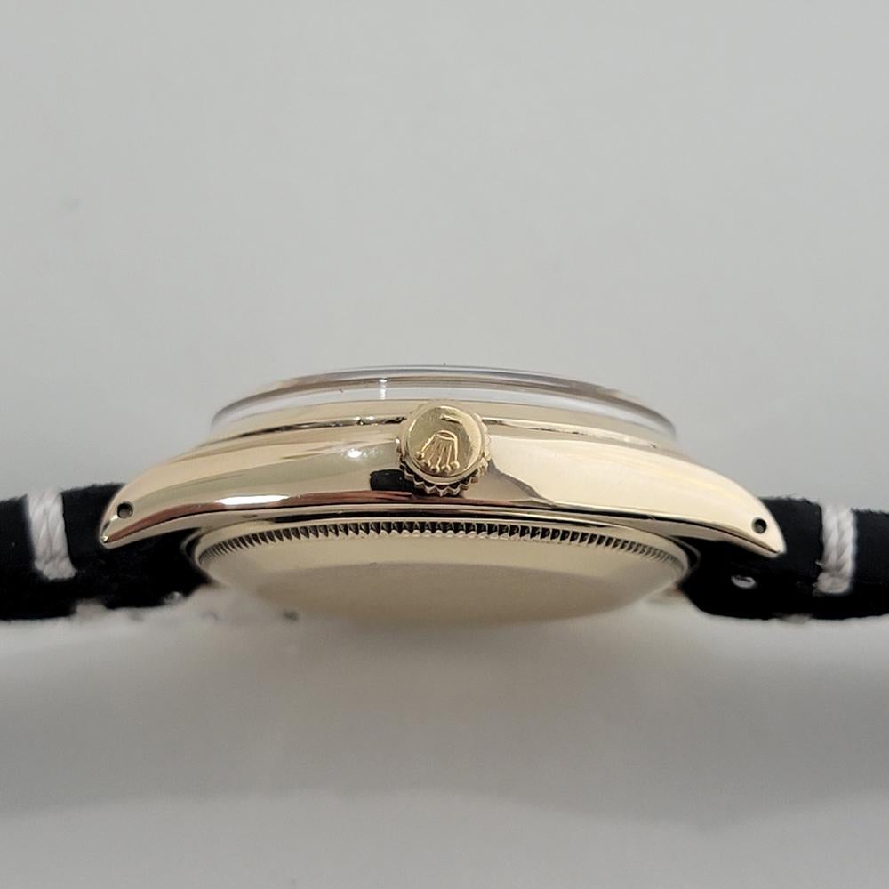 Mens Rolex Oyster Perpetual Ref 6564 14k Solid Gold 34mm Automatic 1950s RA462 5