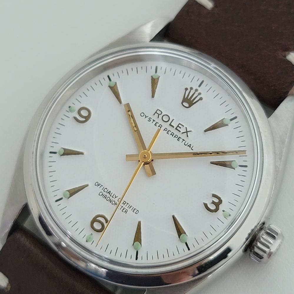 Men's Mens Rolex Oyster Perpetual Ref 6564 Automatic 1950s Swiss Vintage RA223