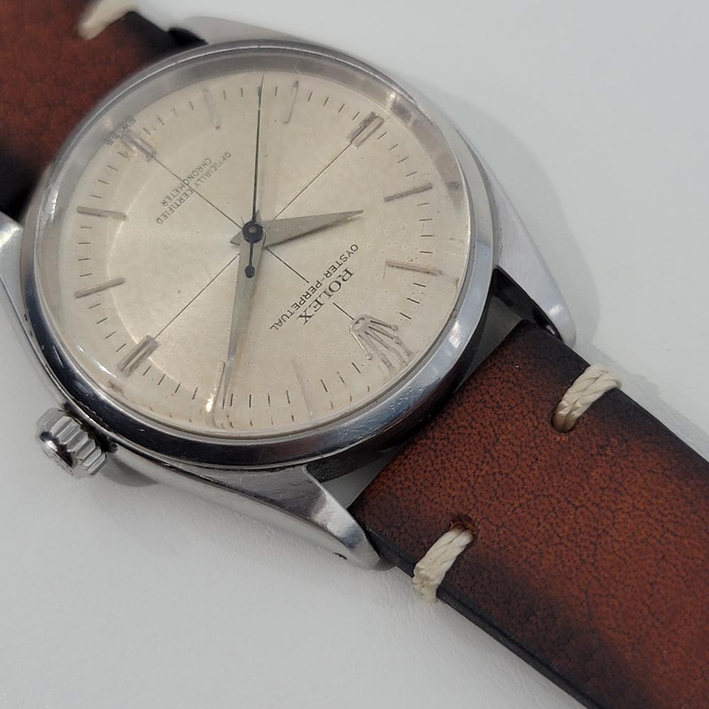 Mens Rolex Oyster Perpetual Ref 6564 Automatic 1950s Swiss Vintage RA224B 2
