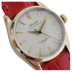 Mens Rolex Oyster Perpetual Ref 6634 Gold Capped 1950s Automatic RA237