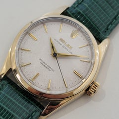 Mens Rolex Oyster Perpetual Ref 6634 Gold Capped Automatic 1950s Vintage RA237B