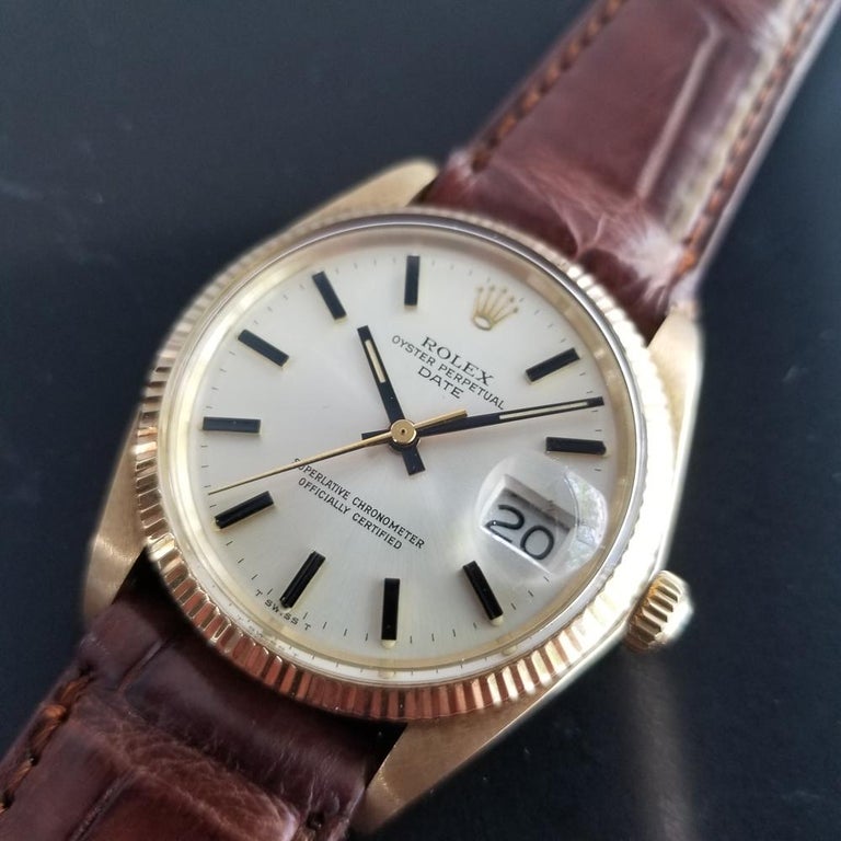 Men's Rolex Oyster perpetual Ref.1503 14k Gold Automatic, circa 1970s ...