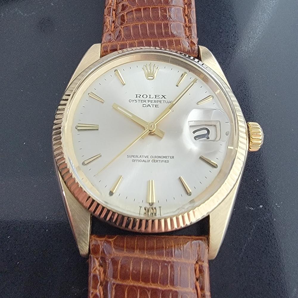 rolex oyster perpetual leather