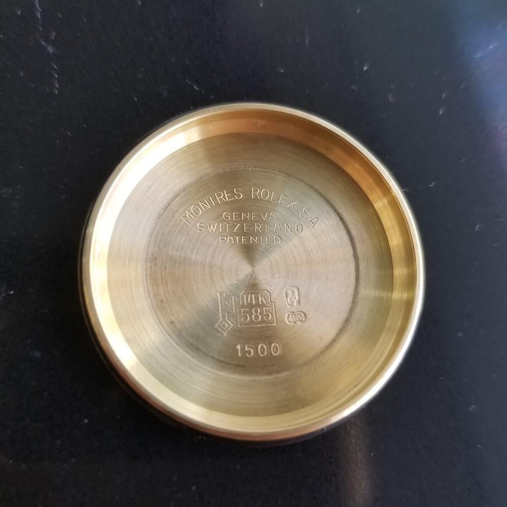 Men’s Rolex Oyster perpetual Ref.1503 14 Karat Gold Automatic, circa 1970s RA149 6
