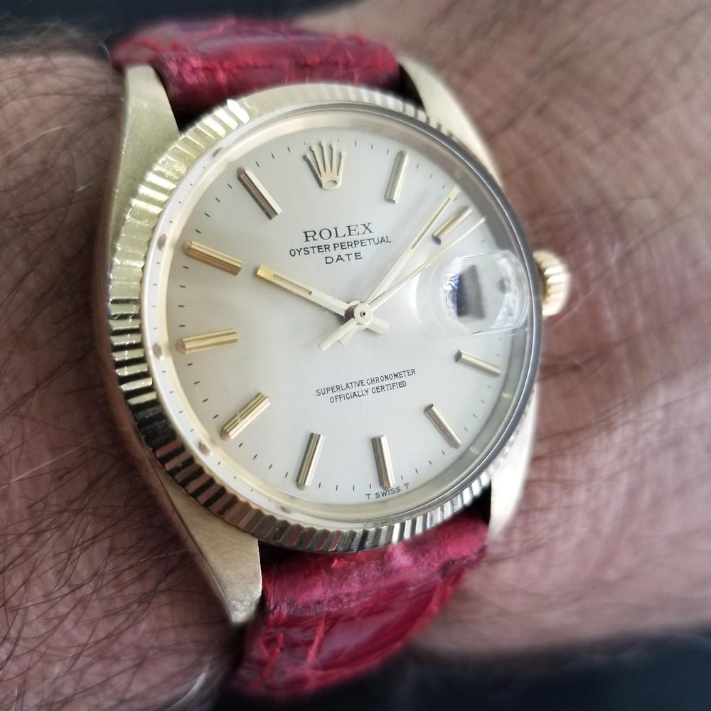 Men's Rolex Oyster perpetual Ref.1503 14k Gold Automatic, circa 1970s RA149RED 8