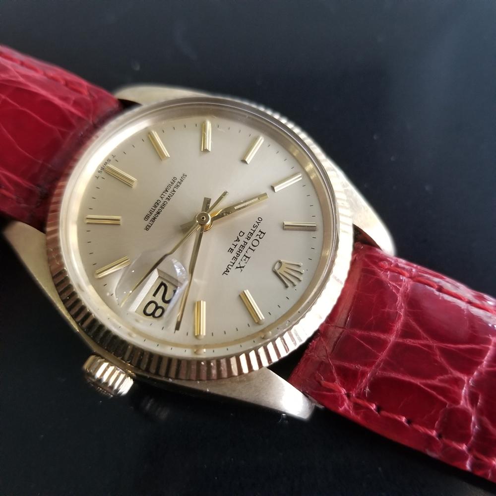 Men's Rolex Oyster perpetual Ref.1503 14k Gold Automatic, circa 1970s RA149RED 2