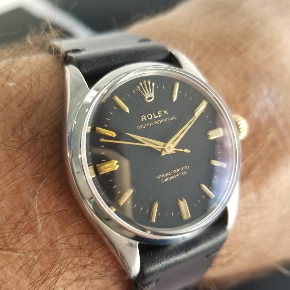 Men's Rolex Oyster Perpetual Ref.6564 Automatic, c.1950s Swiss Vintage RA140 8