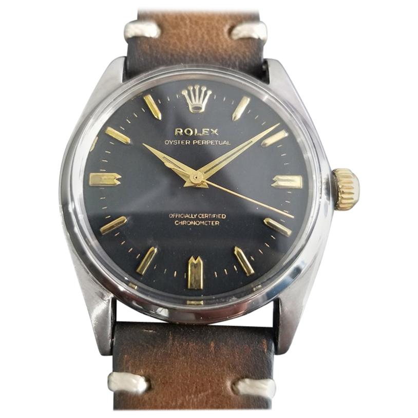 Mens Rolex Oyster Perpetual Ref.6564 Automatic, c.1950s Vintage RA140BRN