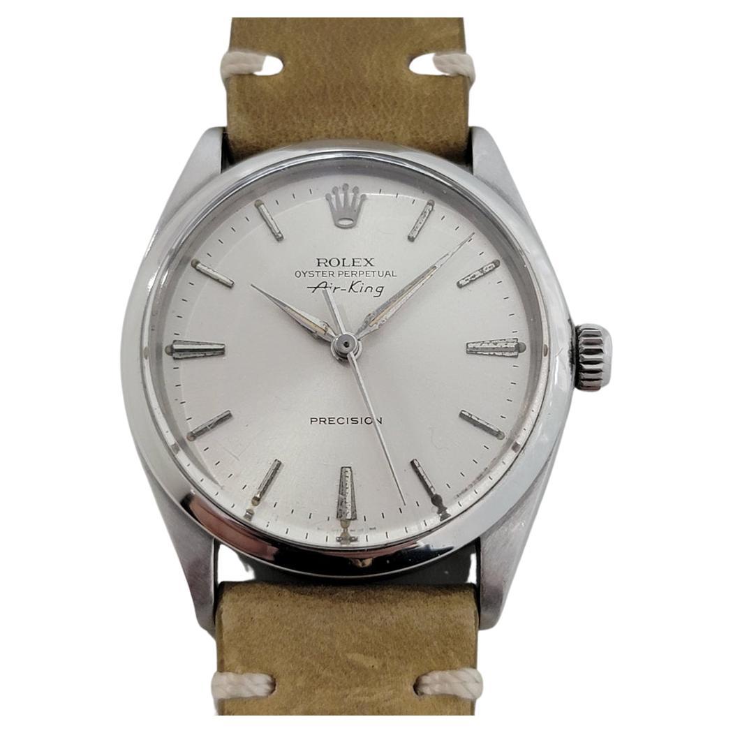 Herren Rolex Oyster Precision 1002 Air King Automatik mit Papier 1960er Jahre RA249T für Herren