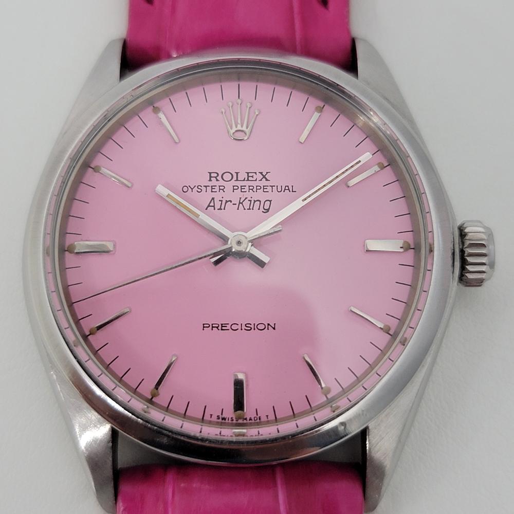 Iconic classic in pretty pink, Men's Rolex Oyster Precision ref.1002 