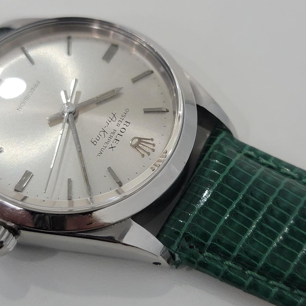 Men's Mens Rolex Oyster Precision 1960s Ref 5500 Air King Automatic Swiss RJC170G For Sale