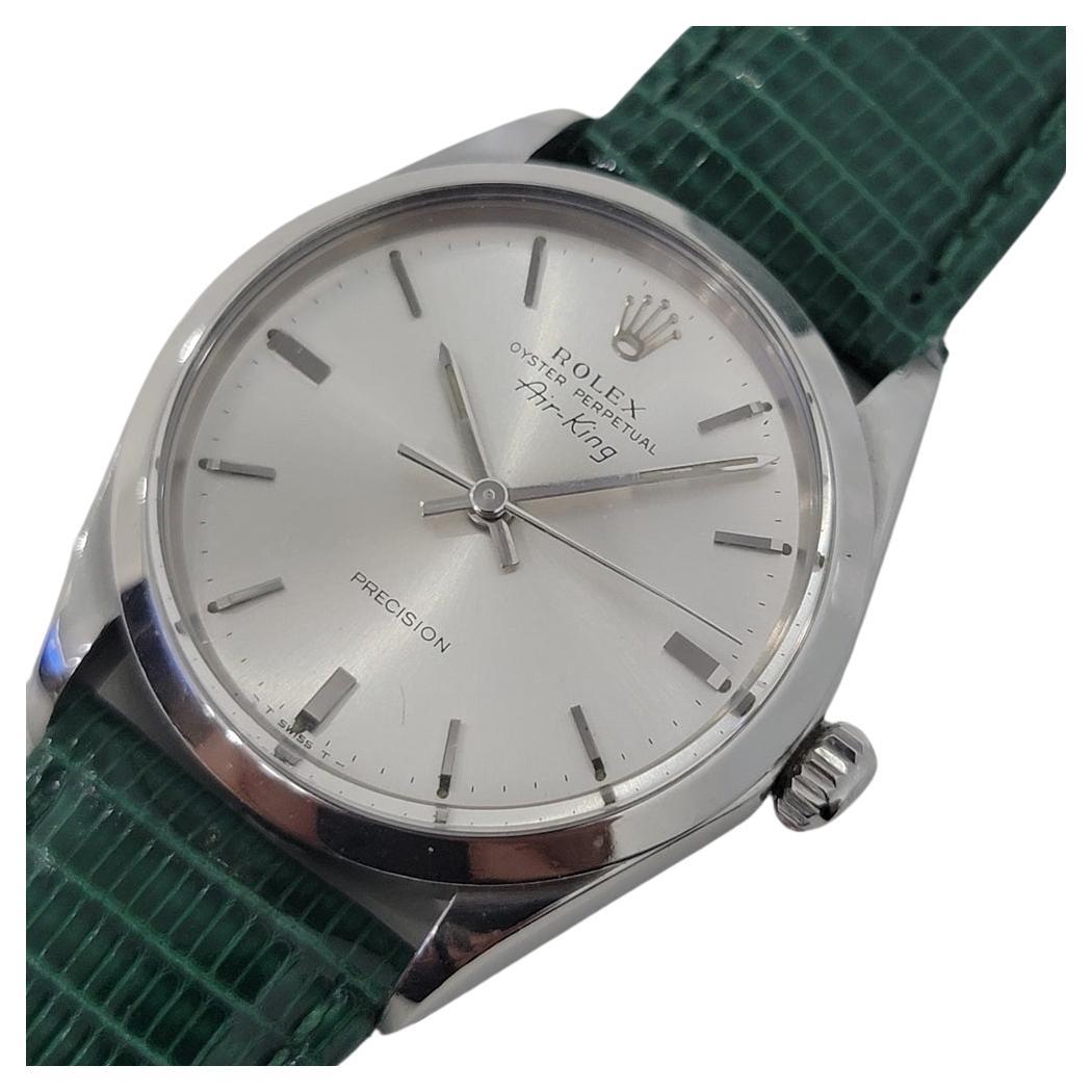Mens Rolex Oyster Precision 1960s Ref 5500 Air King Automatic Swiss RJC170G For Sale