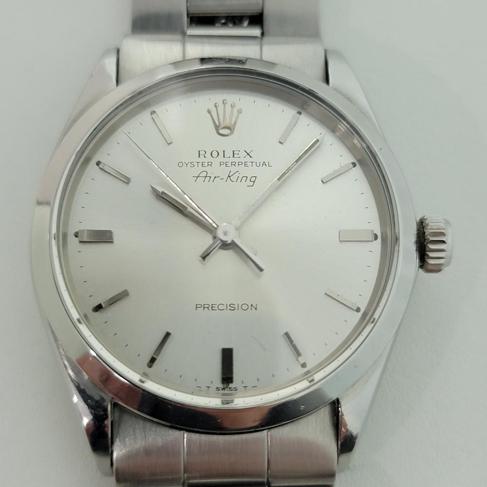 Timeless icon, Men's all-stainless steel Rolex Oyster 