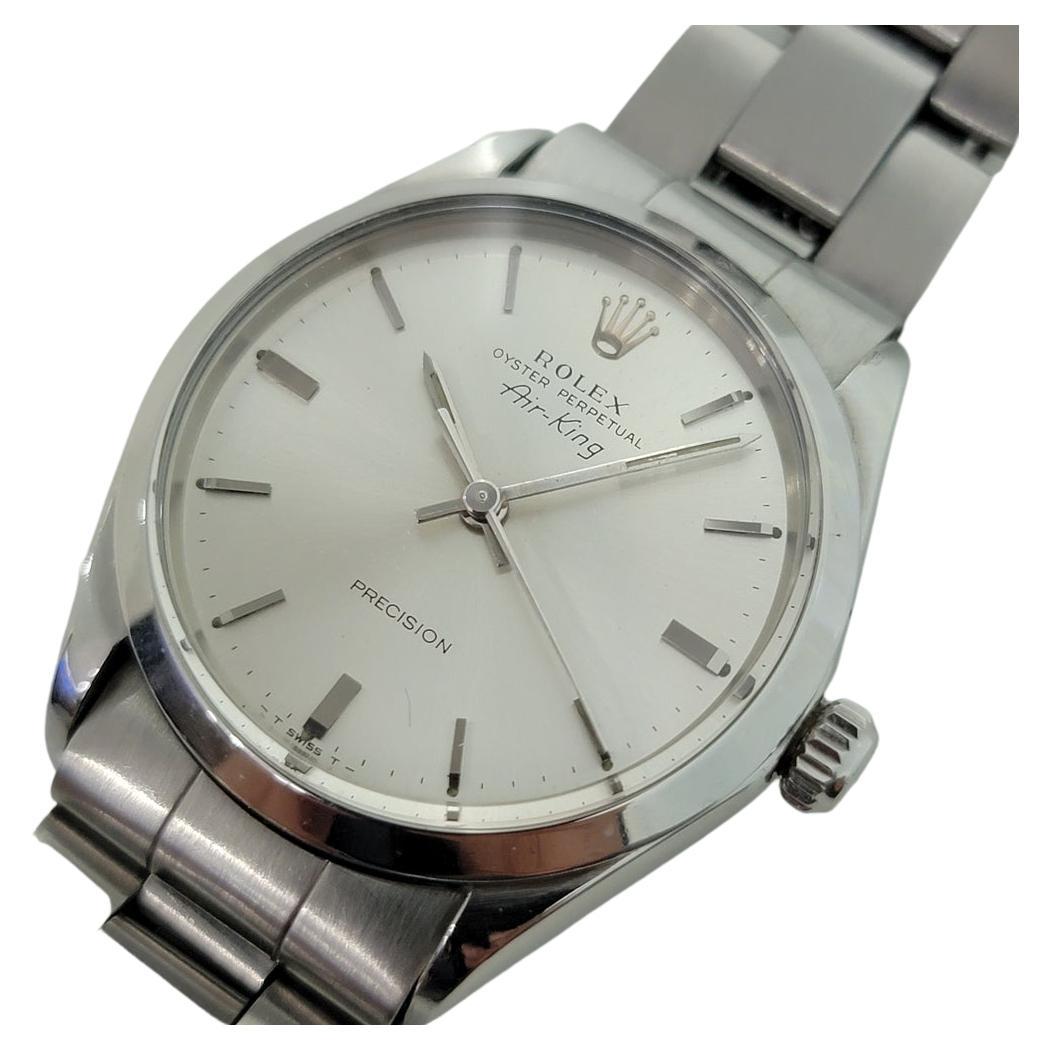 Mens Rolex Oyster Precision 5500 Air King 1960s Vintage Automatic RJC170 For Sale