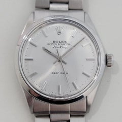 Herren Rolex Oyster Precision 5500 Air King 34m Automatik 1960er Jahre Alle Original NA141