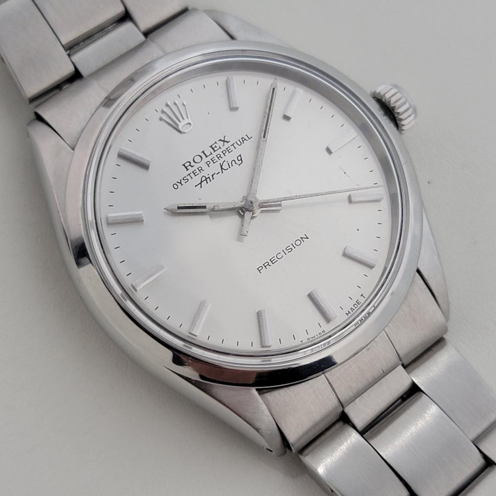 Mens Rolex Oyster Precision 5500 Air King 34m Automatic 1960s All Original NA141 en Excelente Estado en Beverly Hills, CA