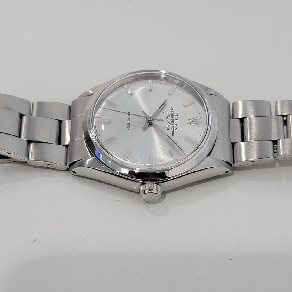 Mens Rolex Oyster Precision 5500 Air King 34m Automatic 1960s All Original NA141 1