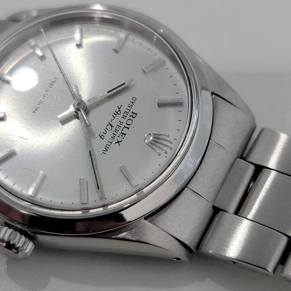 Mens Rolex Oyster Precision 5500 Air King 34m Automatic 1960s All Original NA141 2