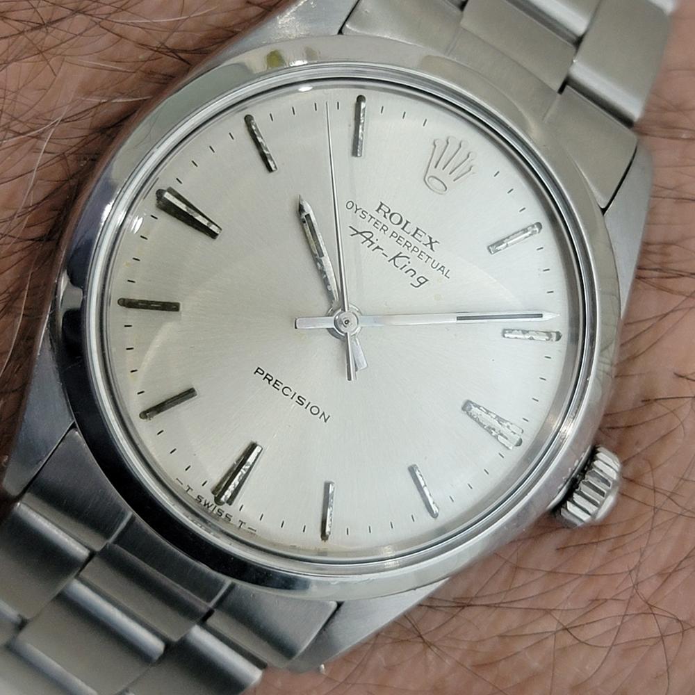Rolex Oyster Precision 5500 Air King 34m automatique des années 1960, entièrement d'origine RA476 10