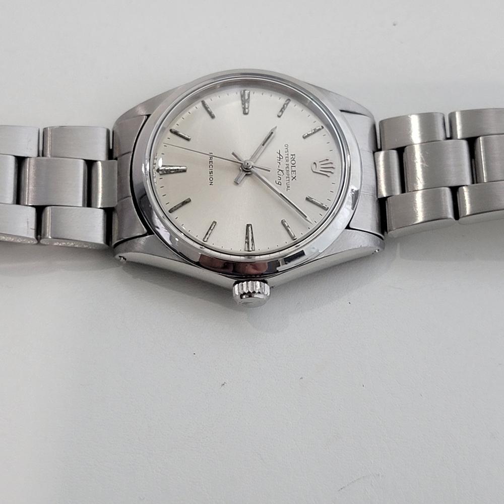 Rolex Oyster Precision 5500 Air King 34m automatique des années 1960, entièrement d'origine RA476 1