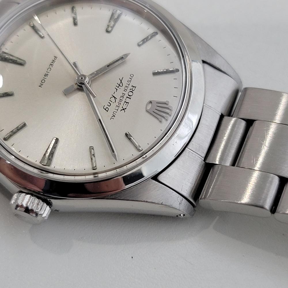 Rolex Oyster Precision 5500 Air King 34m automatique des années 1960, entièrement d'origine RA476 2