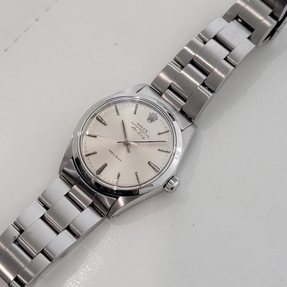 Rolex Oyster Precision 5500 Air King 34m automatique des années 1960, entièrement d'origine RA476 3