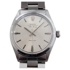 Vintage Mens Rolex Oyster Precision 5500 Air King 34m Automatic 1960s All Original RA476
