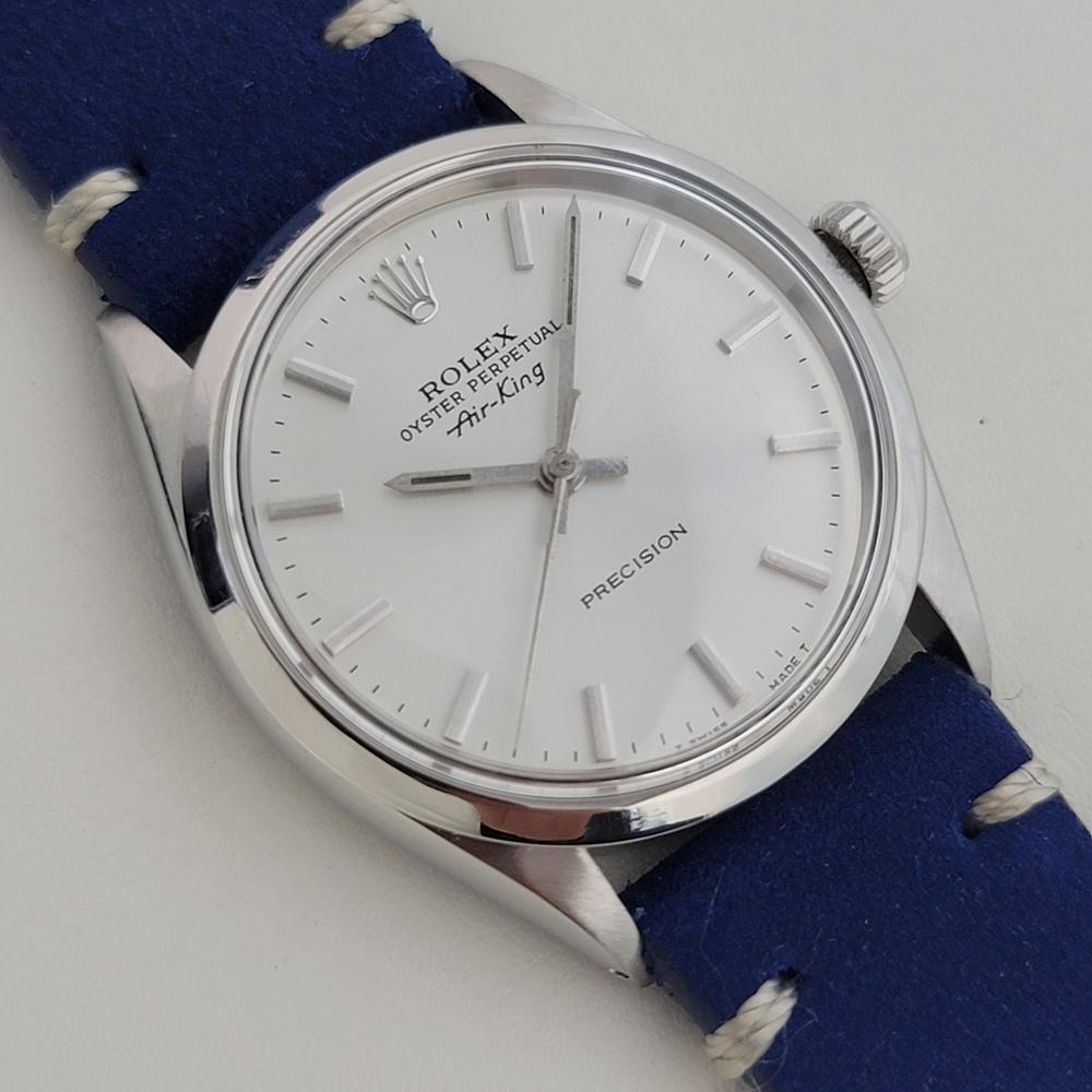 Mens Rolex Oyster Precision 5500 Air King 34m Automatic 1960s Vintage NA141B en Excelente Estado en Beverly Hills, CA