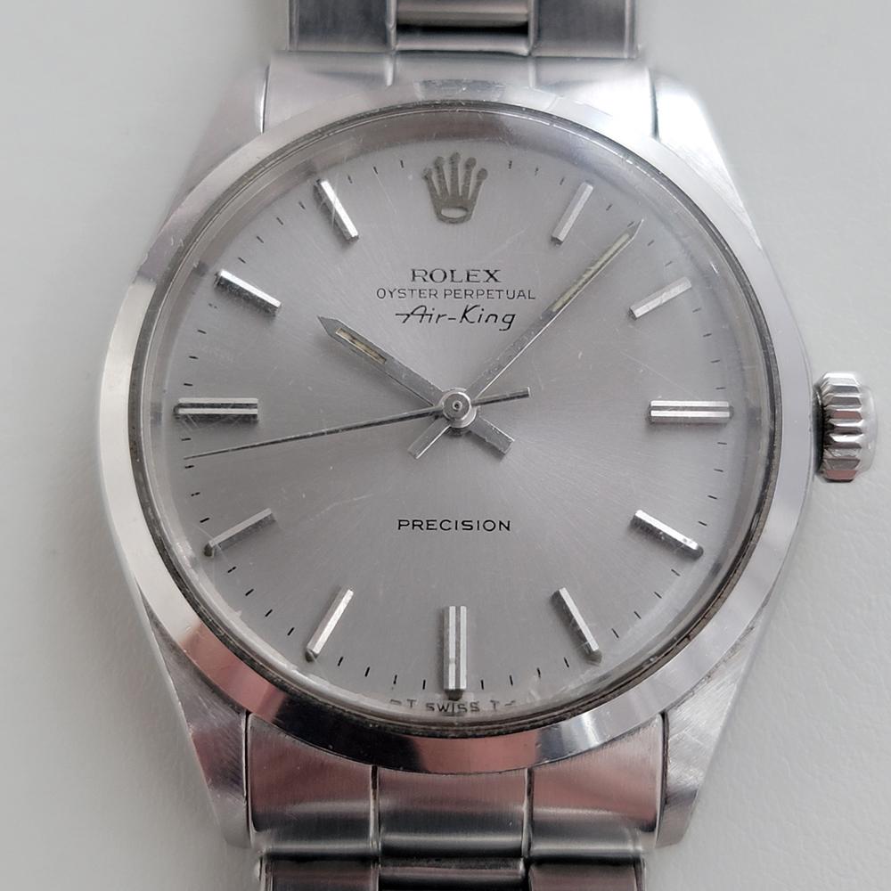Timeless icon, Men's all-stainless steel Rolex Oyster 