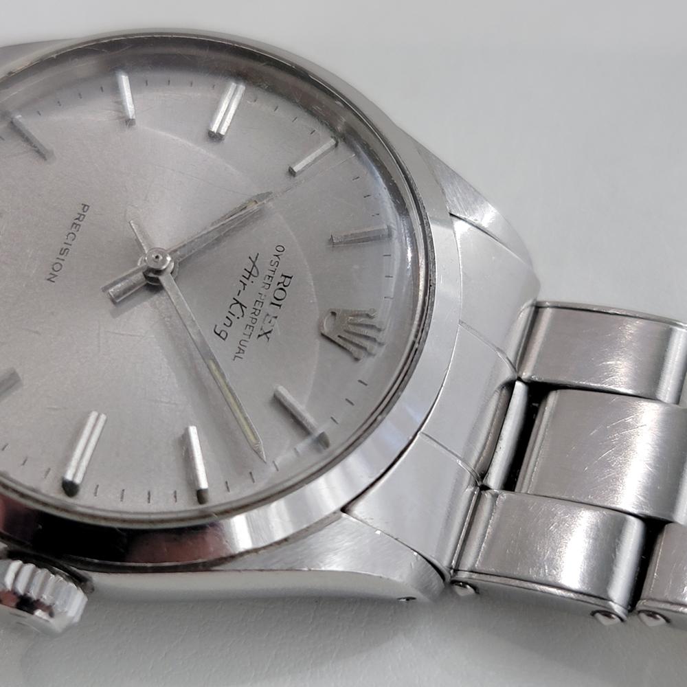 Mens Rolex Oyster Precision 5500 Air King 34m Automatic 1970s All Original NA142 1