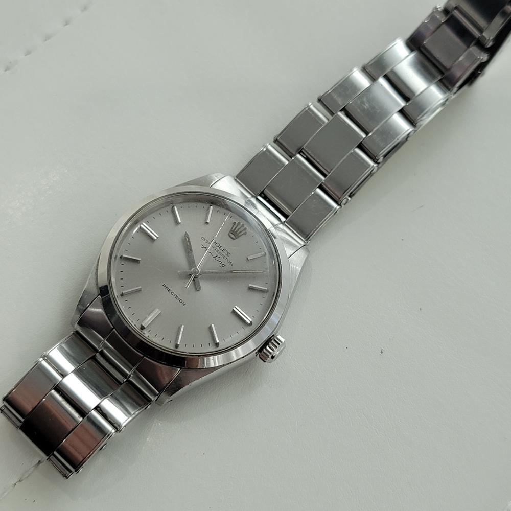 Mens Rolex Oyster Precision 5500 Air King 34m Automatic 1970s All Original NA142 2