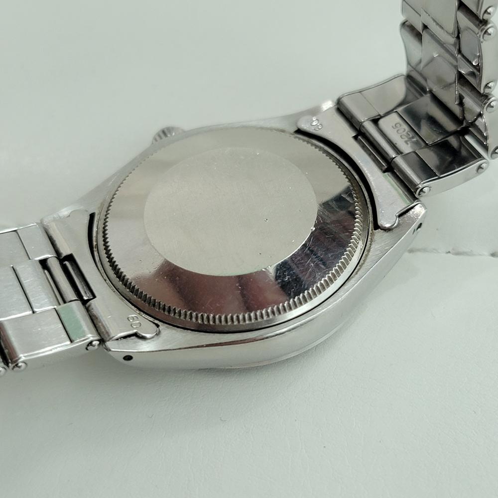 Mens Rolex Oyster Precision 5500 Air King 34m Automatic 1970s All Original NA142 4