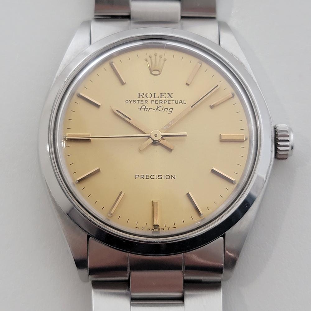 Timeless classic, Men's all-stainless steel Rolex Oyster Perpetual Precision Ref.5500 
